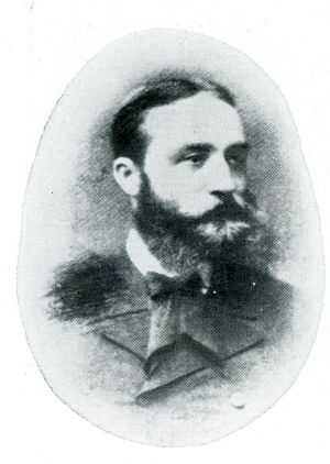 Francois Van Rysselberghe (1846-1893), grondlegger van de synoptische weervoorspelling in België.(Bron: SKETCH HISTORY OF METEORLOGY IN BELGIUM, DR. L. Dufour)