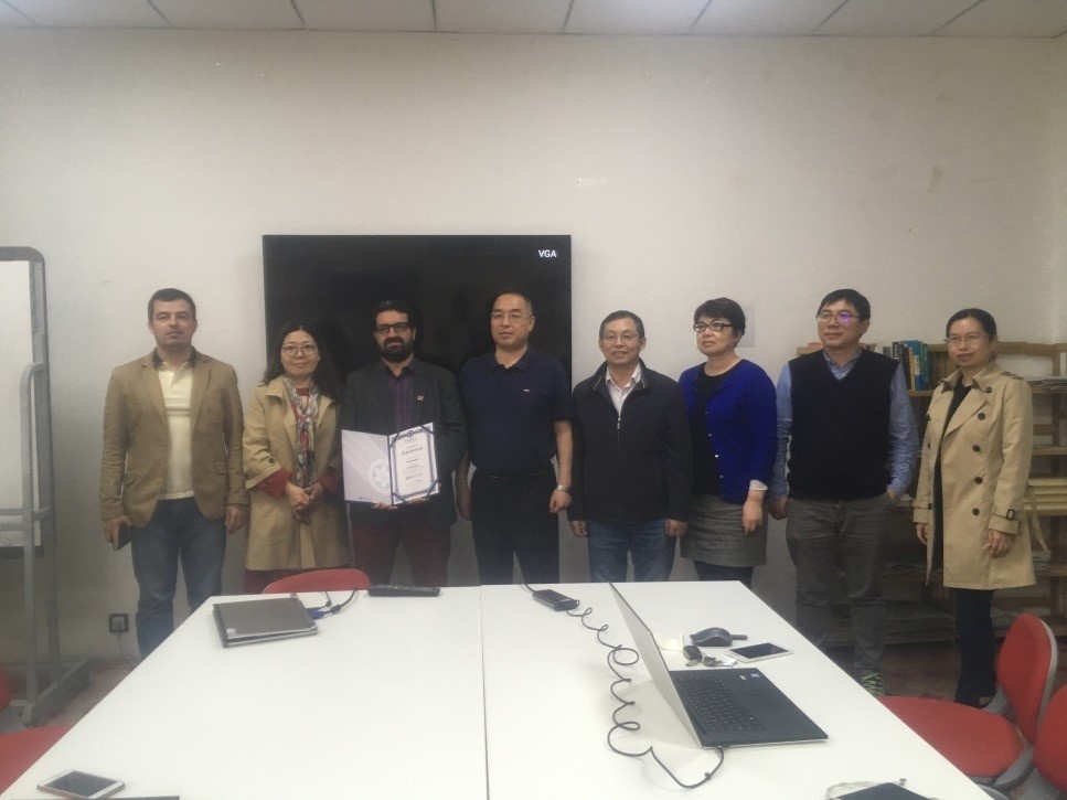 Le collaborateur de l’IRM, Rafiq Hamdi, a reçu une reconnaissance de l’Académie des Sciences de Chine suite à ses travaux de recherches.